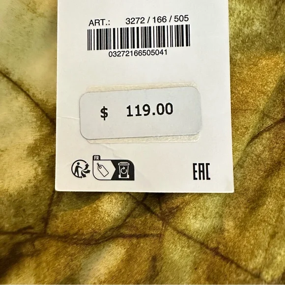 New $119 Zara Asymmetric Khaki Dress Limited Edition 3272/166 XS Extra Small - Picture 15 of 15